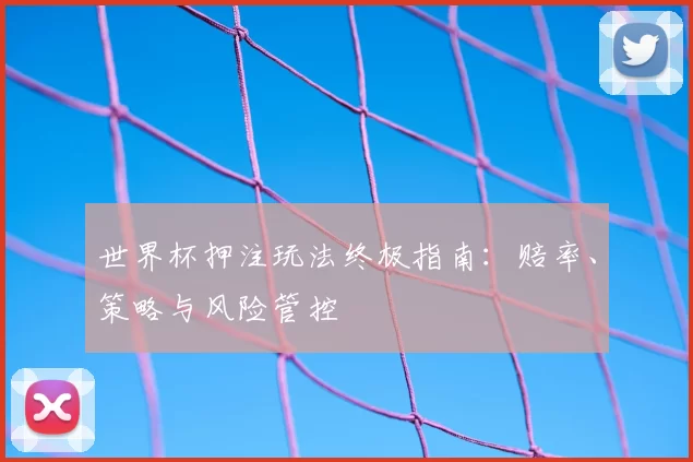 世界杯押注玩法终极指南:赔率、策略与风险管控